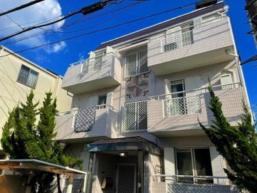 東京都目黒区　Fアパート　外装リフォーム、外壁塗装、屋根塗装、他付帯品塗装