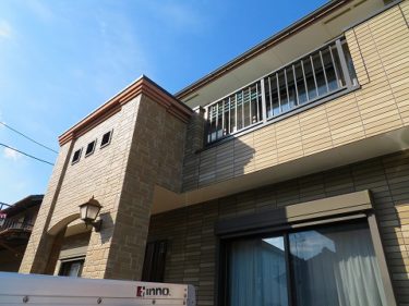 神奈川県大和市　A様邸　外装リフォーム、屋根重ね葺き、外壁塗装、他付帯品塗装、ベランダ防水工事