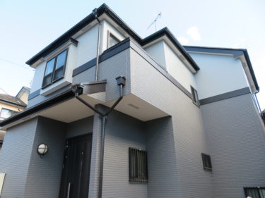 神奈川県座間市K様邸　外装リフォーム、屋根塗装、外壁塗装、他付帯品塗装