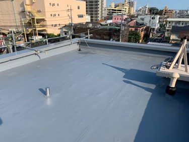 神奈川県大和市　Tマンション　外装リフォーム、屋上　塩ビシート防水工事