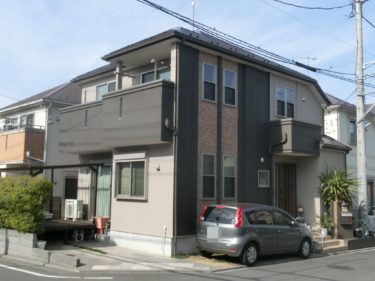 神奈川県大和市S様邸　外装リフォーム、外壁塗装、他付帯品塗装、ウッドデッキ塗装