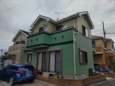 神奈川県大和市H様邸　外装リフォーム、外壁塗装、他付帯品塗装、屋根塗装、防水工事